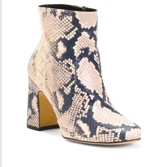 Stuart Weitzman Shoes - STUART WEITZMAN SNAKE BLOCK BOOTIE